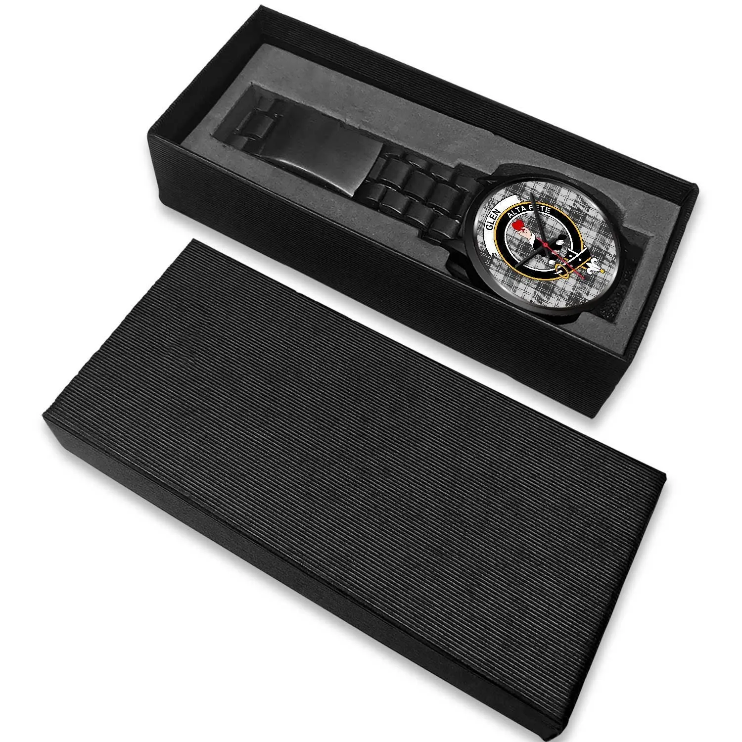 Glen Clan Badge Tartan Black Watch