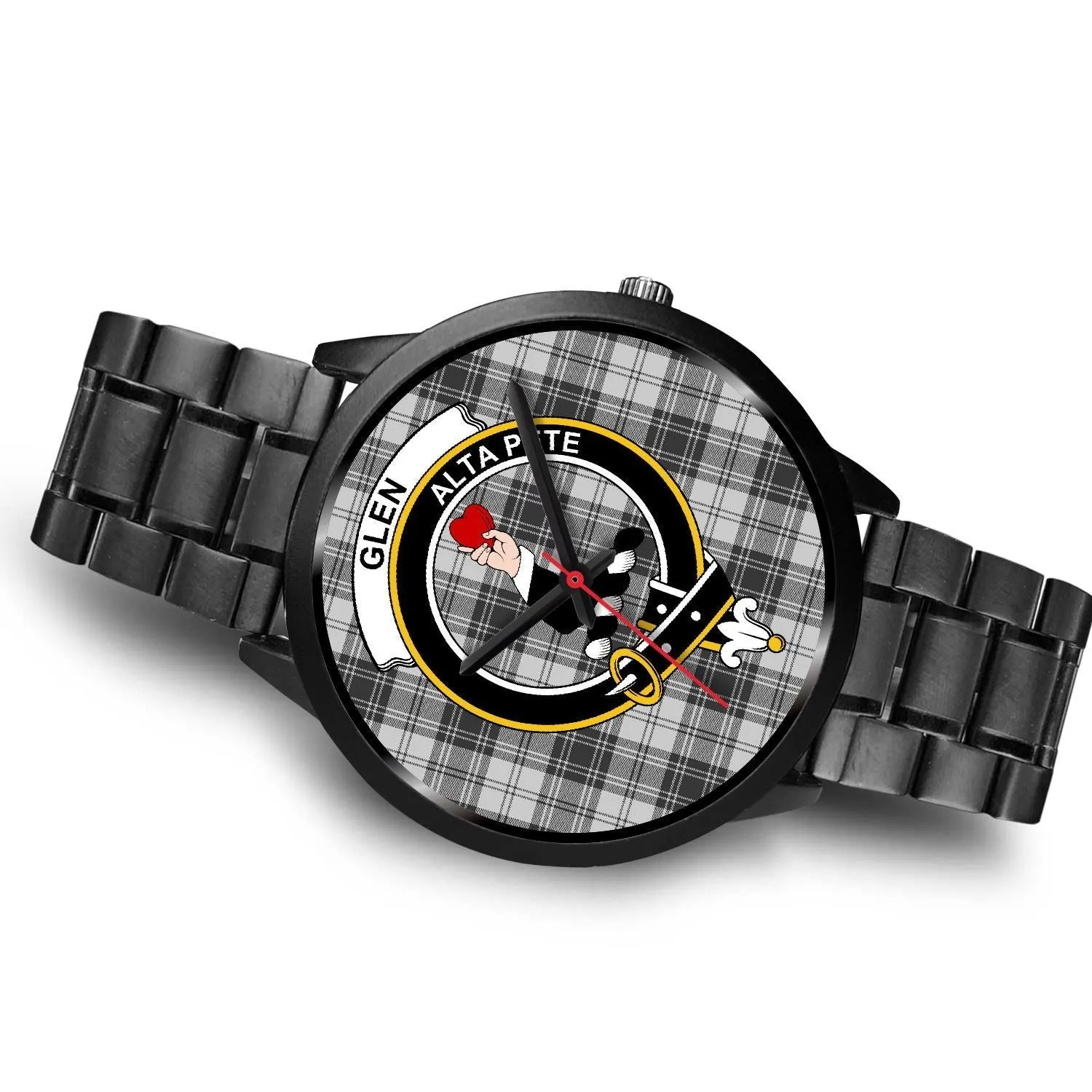 Glen Clan Badge Tartan Black Watch