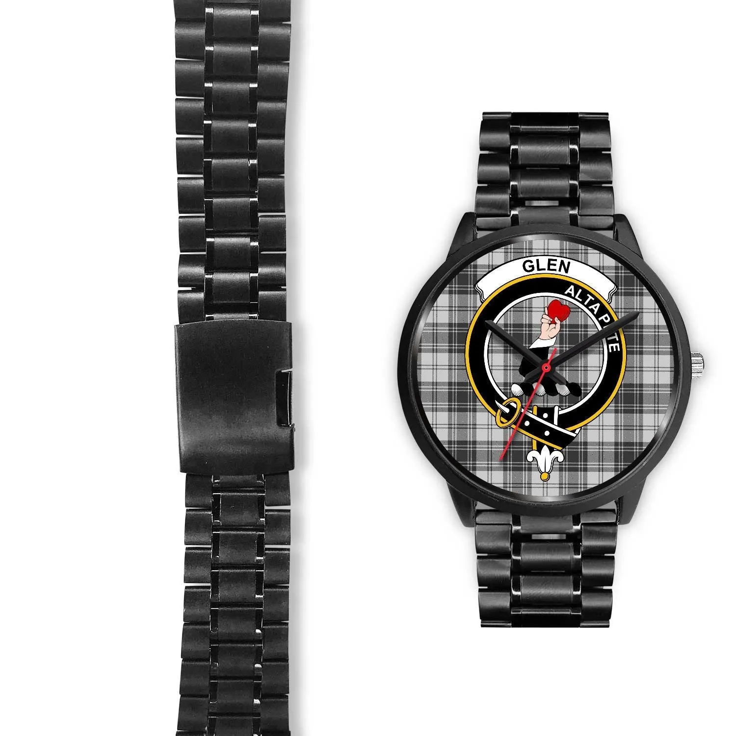 Glen Clan Badge Tartan Black Watch