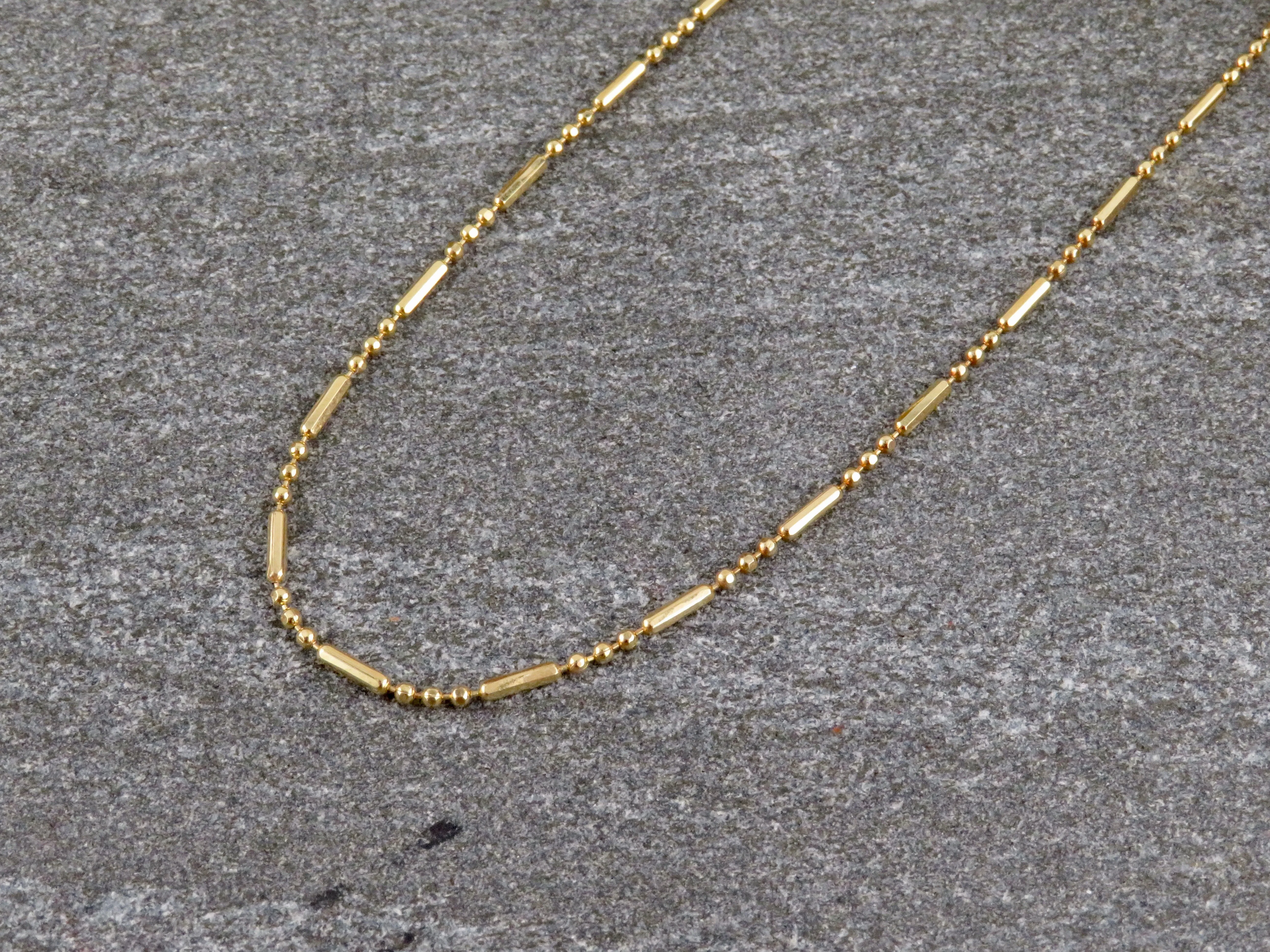 Gold Filled 3   1 Bar Link Chain Bracelet