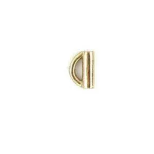 Gold Loop Bead Bar 12mm