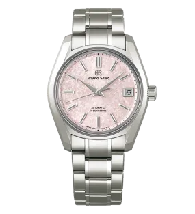 Grand Seiko Heritage Watch with Pink Dial, 38mm