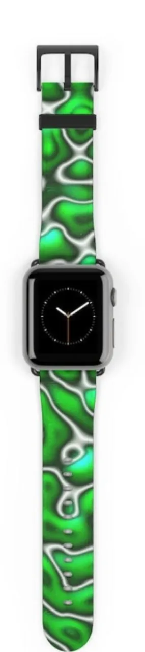 Green Marble Watch Band