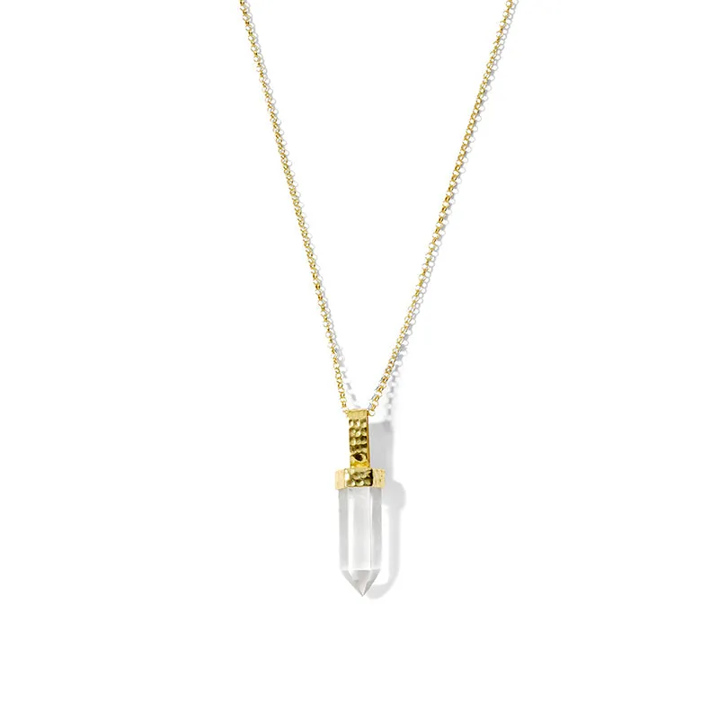 HALCYON NECKLACE | CLEAR QUARTZ