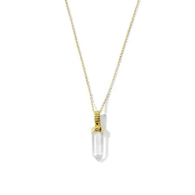 HALCYON NECKLACE | CLEAR QUARTZ