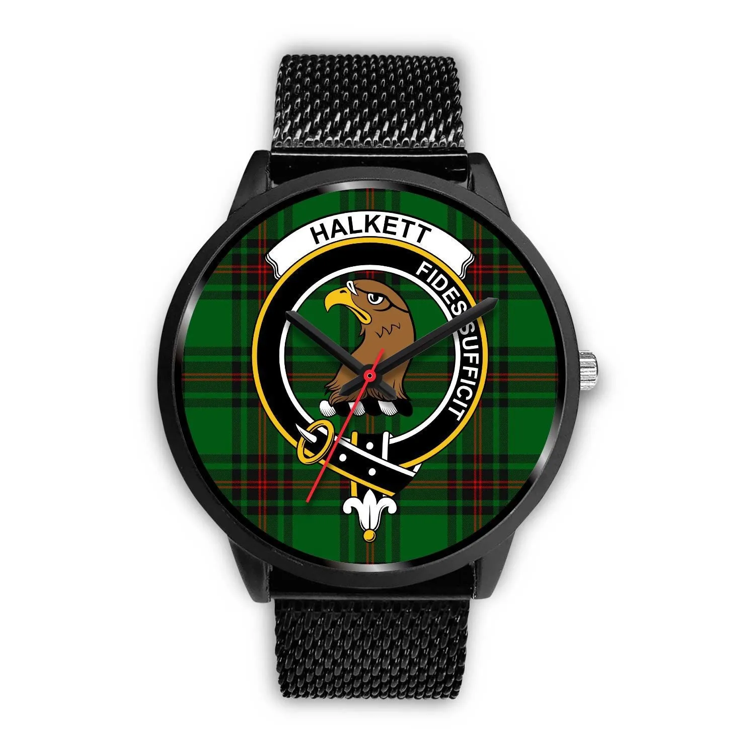 Halkett Clan Badge Tartan Black Watch