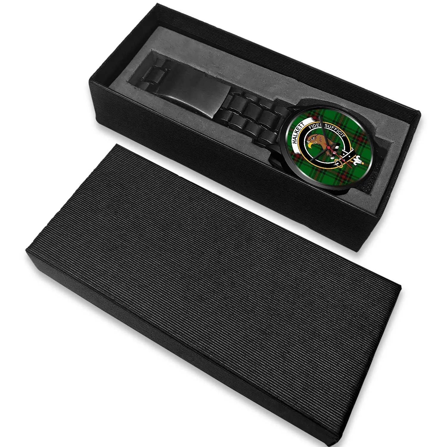 Halkett Clan Badge Tartan Black Watch