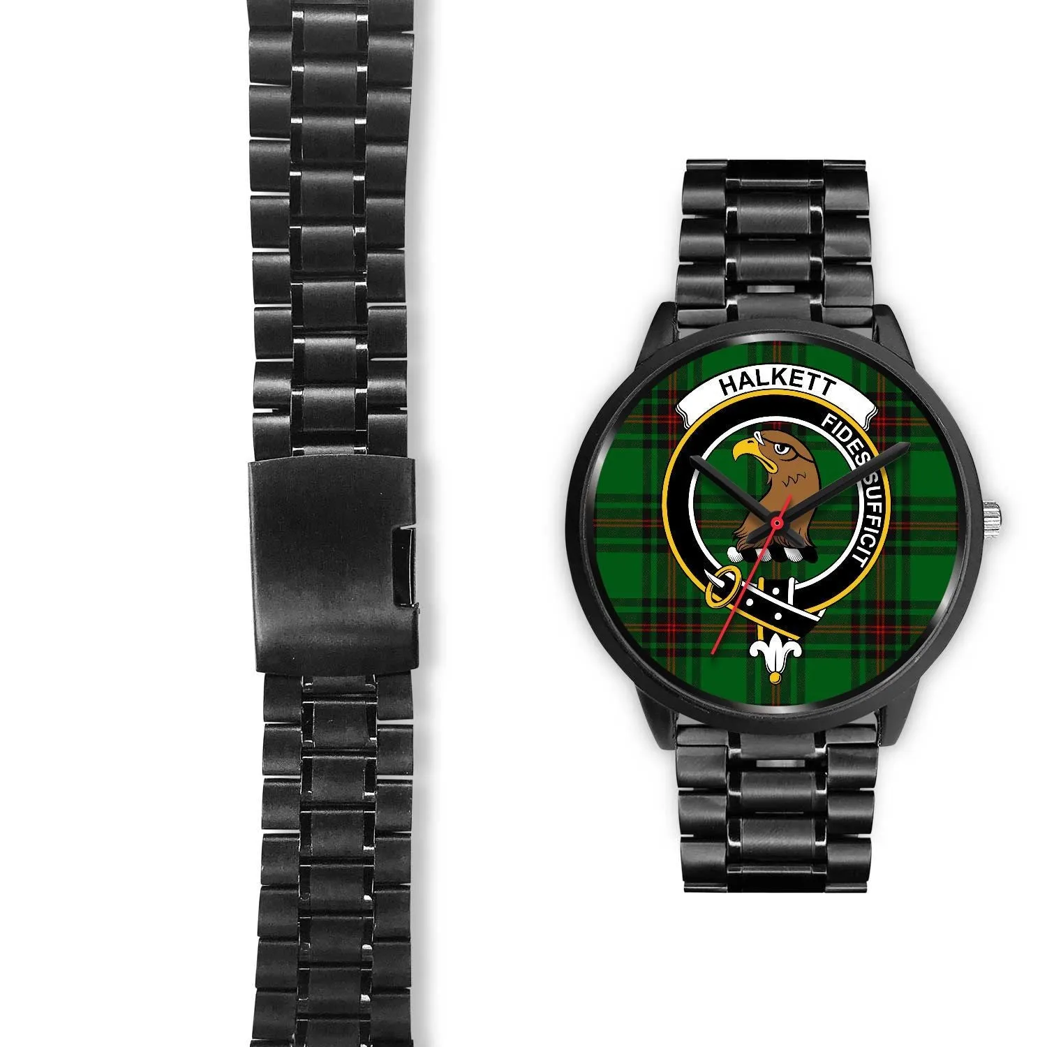 Halkett Clan Badge Tartan Black Watch