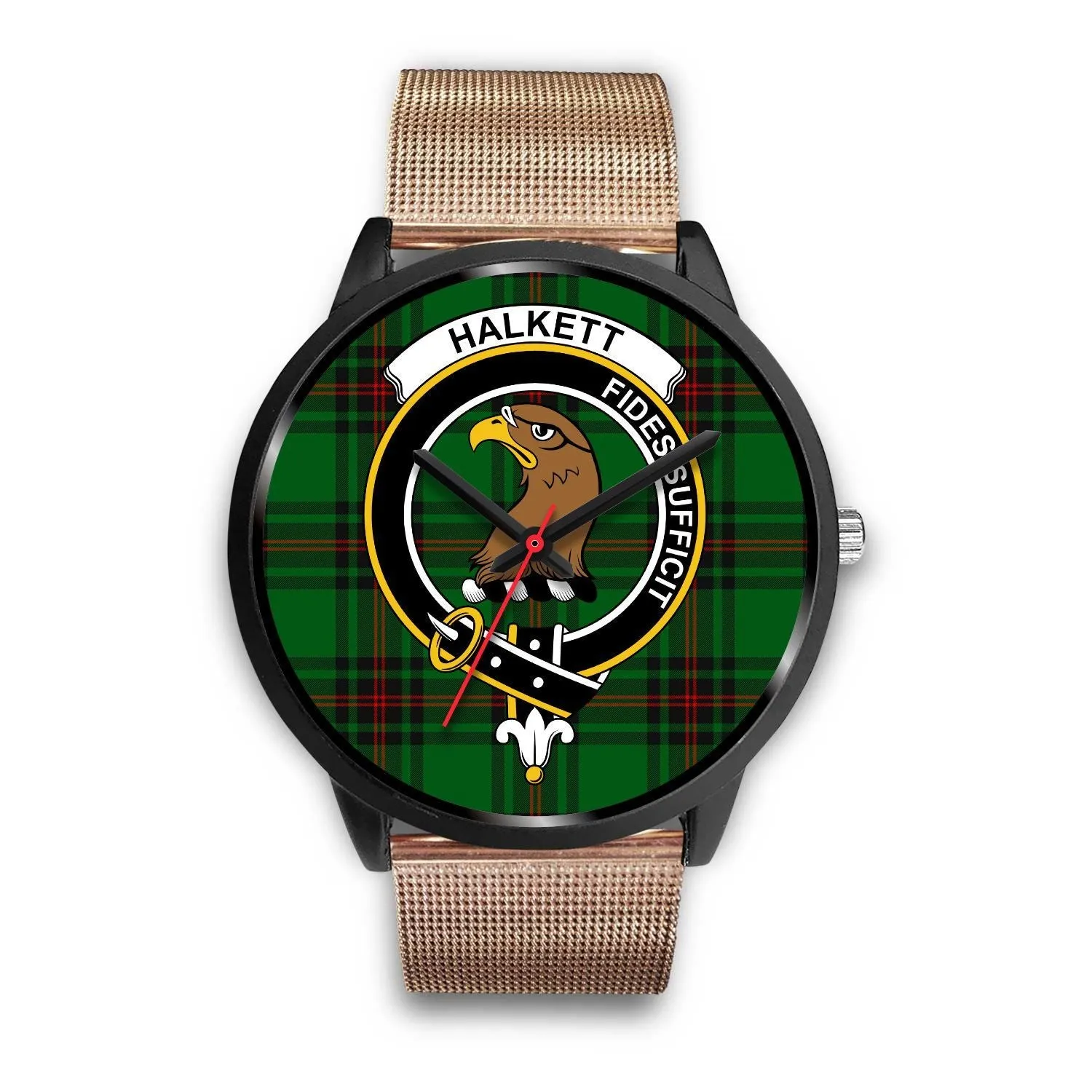 Halkett Clan Badge Tartan Black Watch