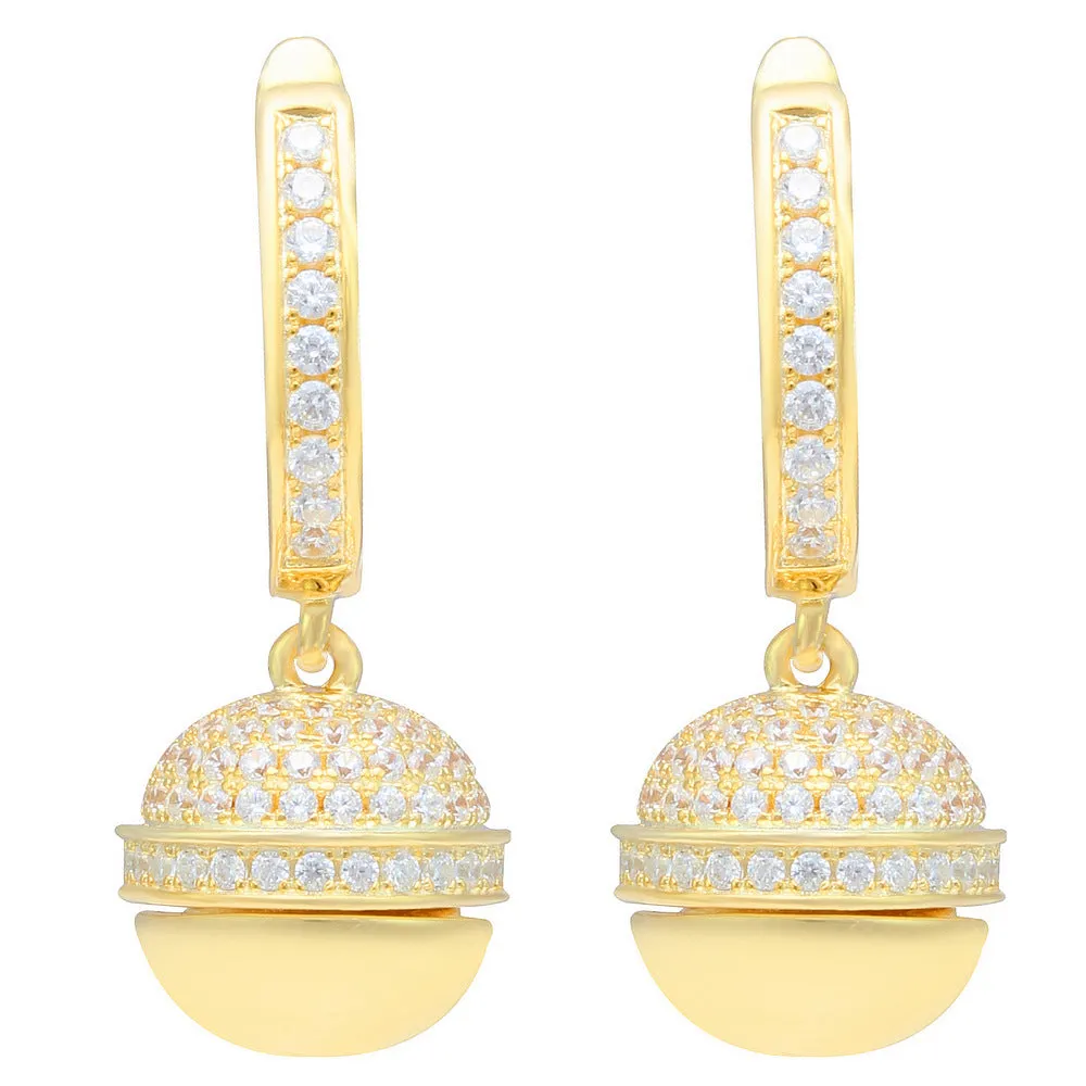 Harmony Balls CZ Earrings For Women IJ15CSSER001