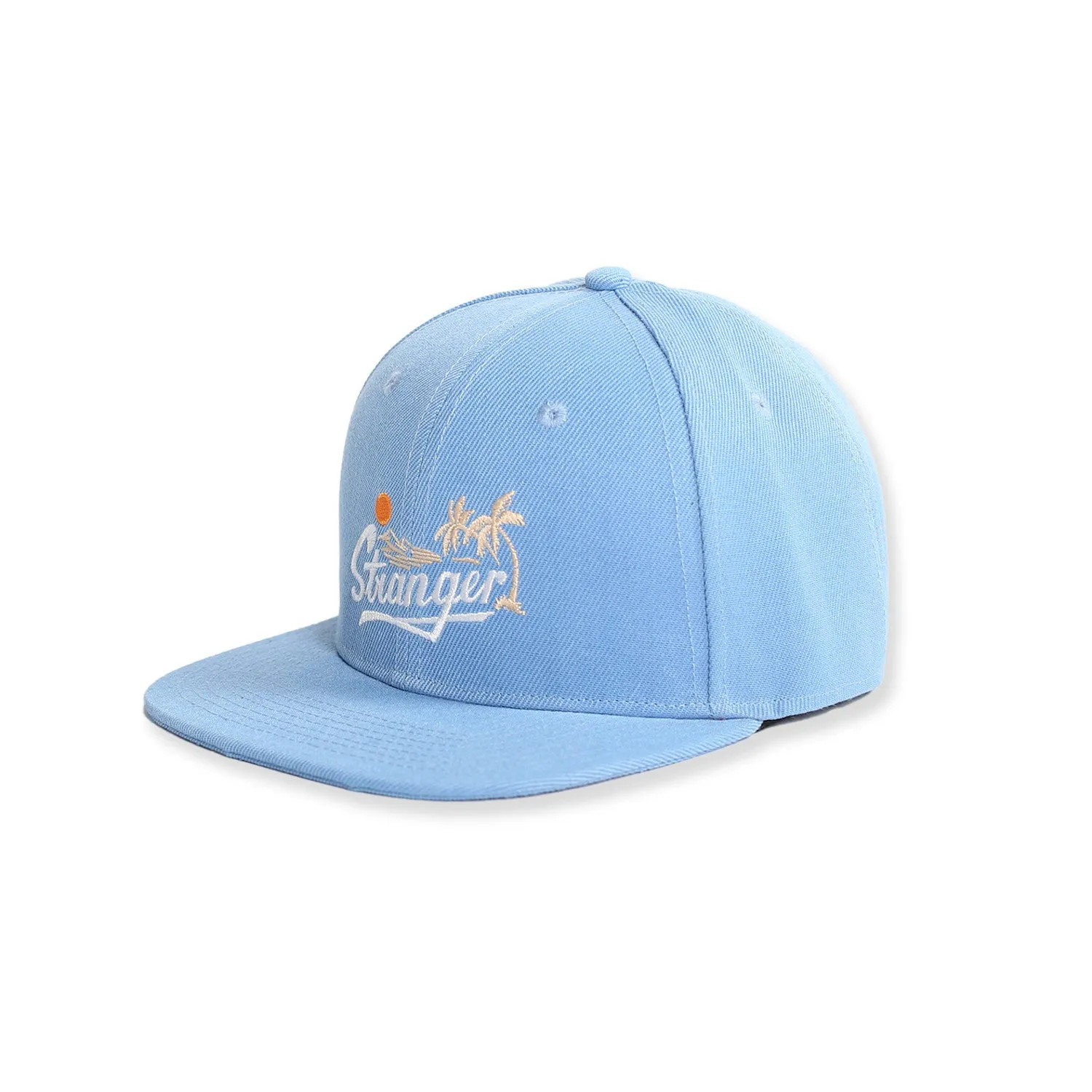 Hello Stranger Snapback Cap Blue