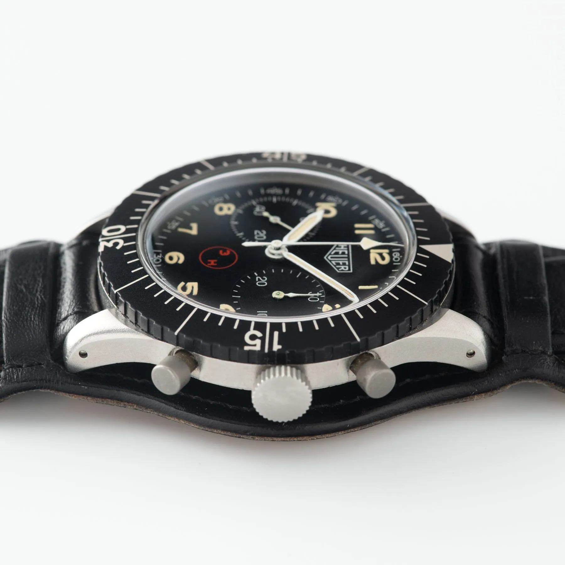 Heuer Chronograph Bundeswehr Issued Chrono 1550SG 3H