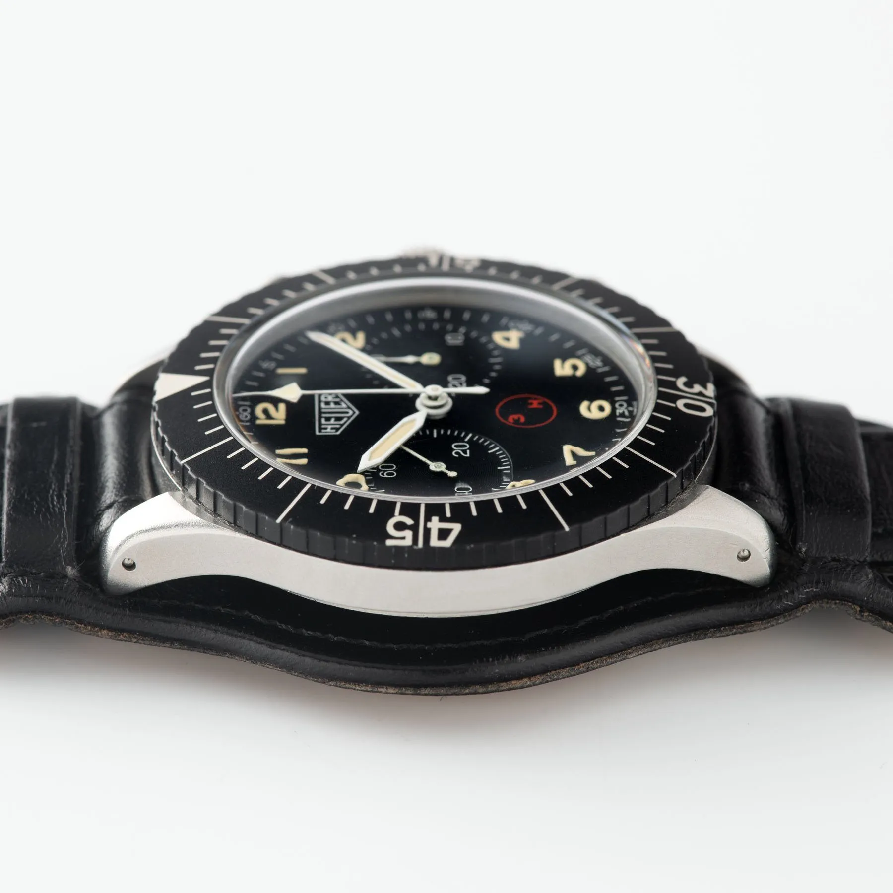 Heuer Chronograph Bundeswehr Issued Chrono 1550SG 3H