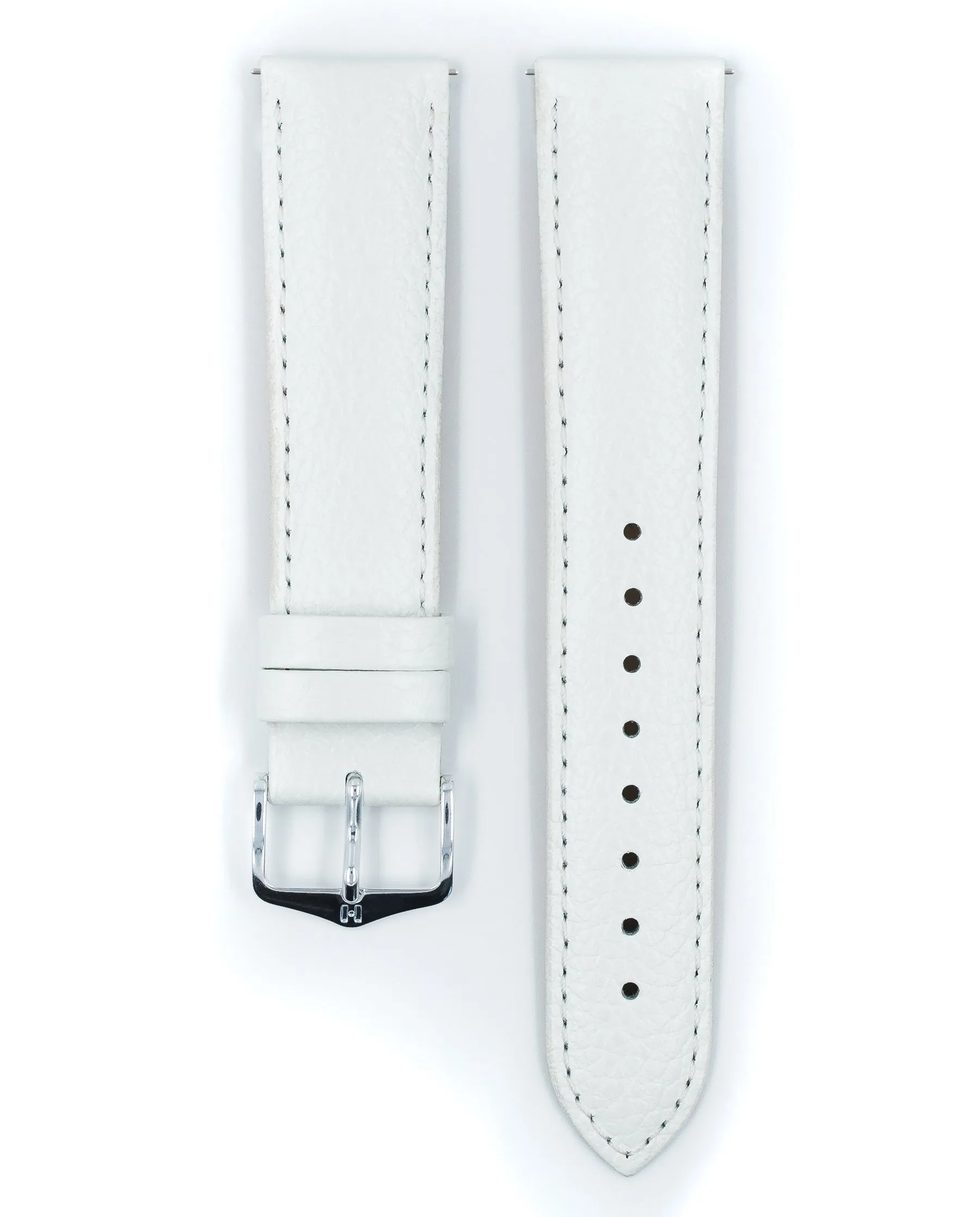 HIRSCH KANSAS Buffalo Grain Calfskin Watch Strap  015 02