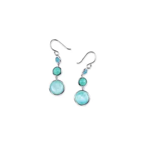 Ippolita Sterling Silver Lollipop Lollitini 3-Stone Drop Earrings in Waterfall