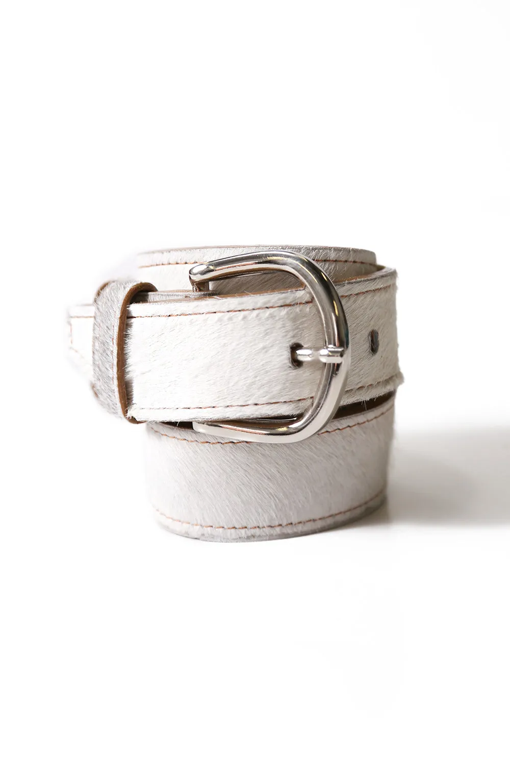 Jeans belt Natural Cowhide