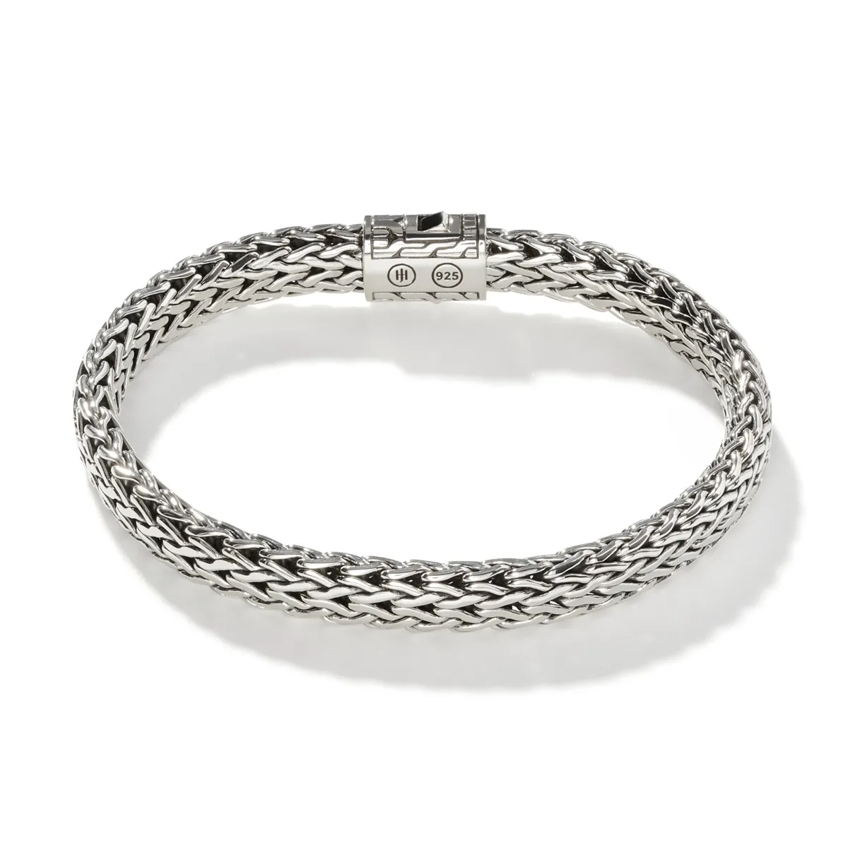 John Hardy Men's Classic Chain Silver Small Flat Chain Bracelet