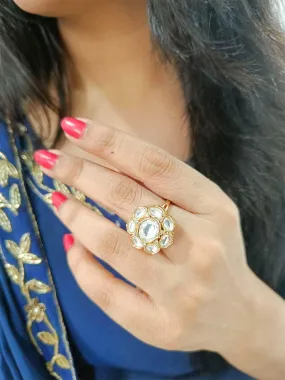 Kamala Kundan Ring