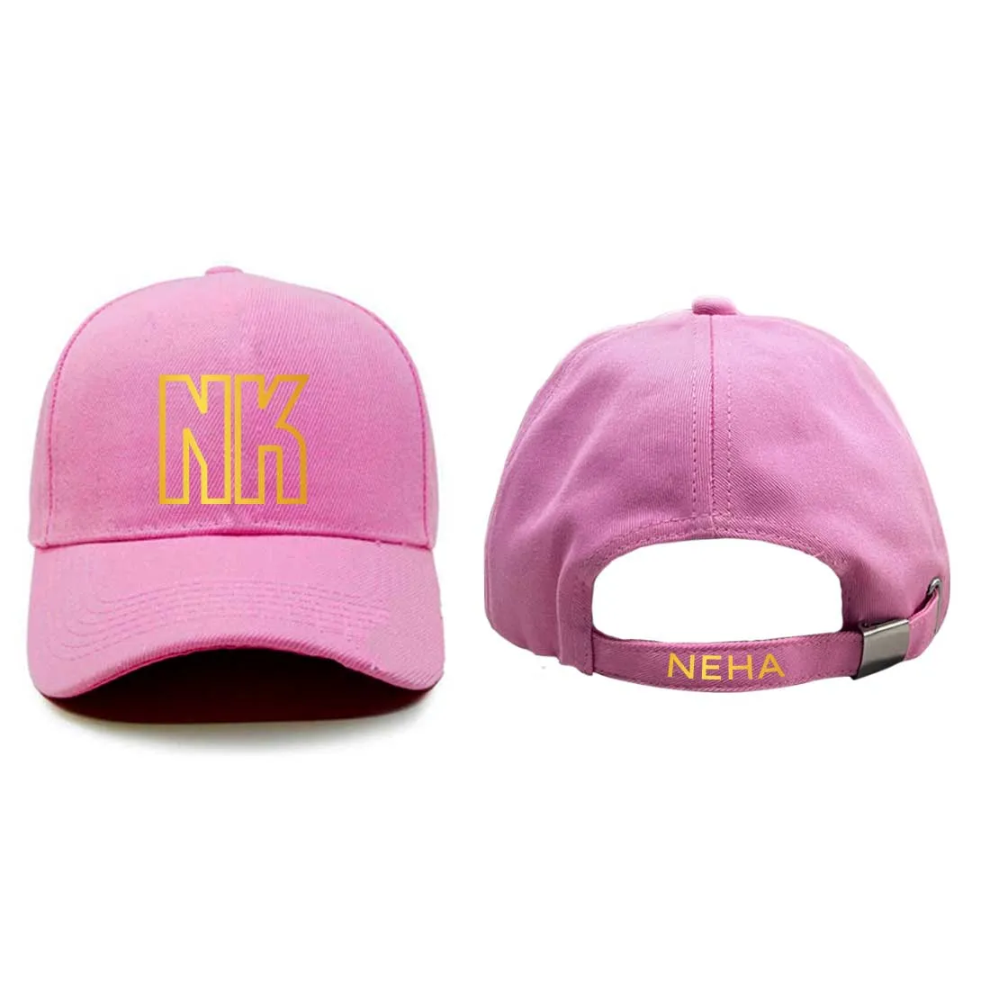 Ladies Cap - Pink Baseball Cap for Women - Name