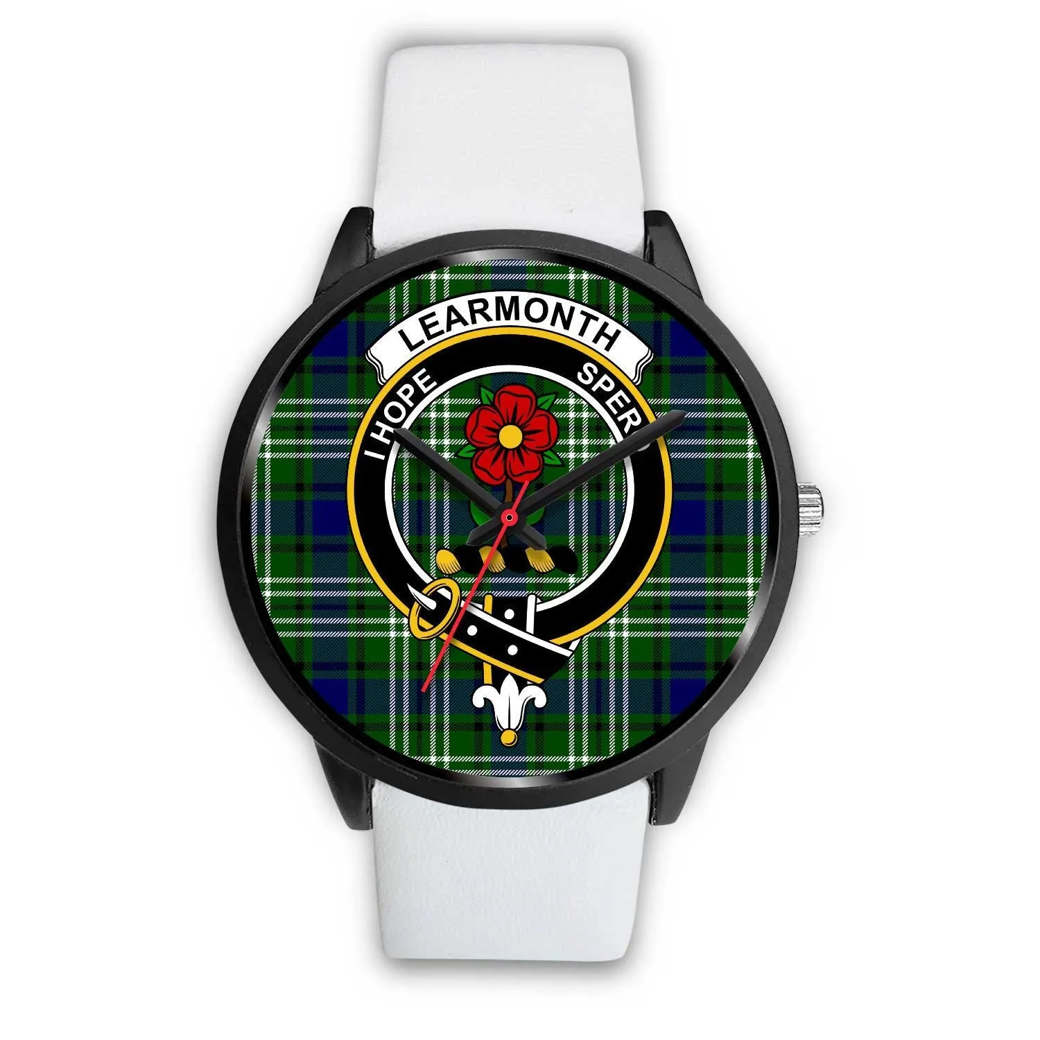 Learmonth Clan Badge Tartan Black Watch