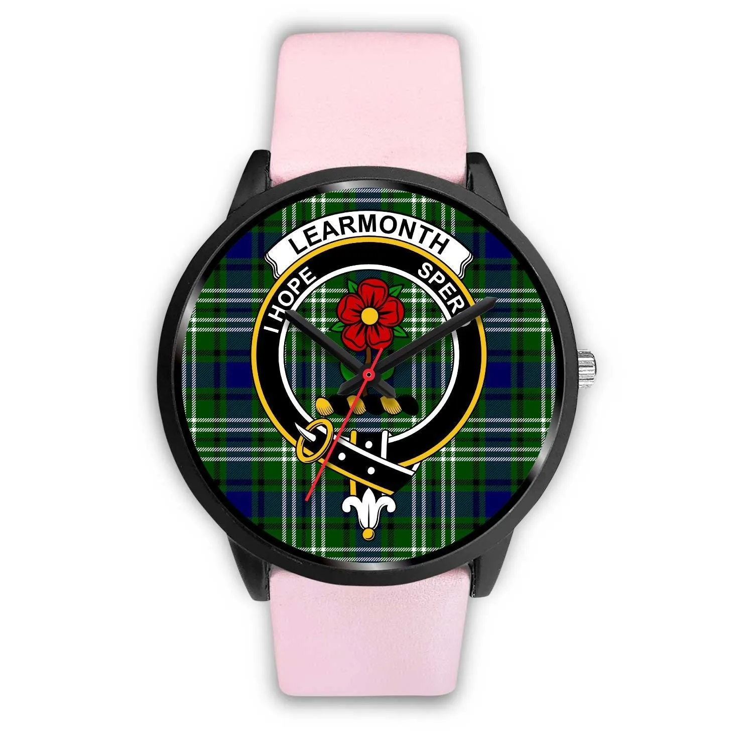 Learmonth Clan Badge Tartan Black Watch