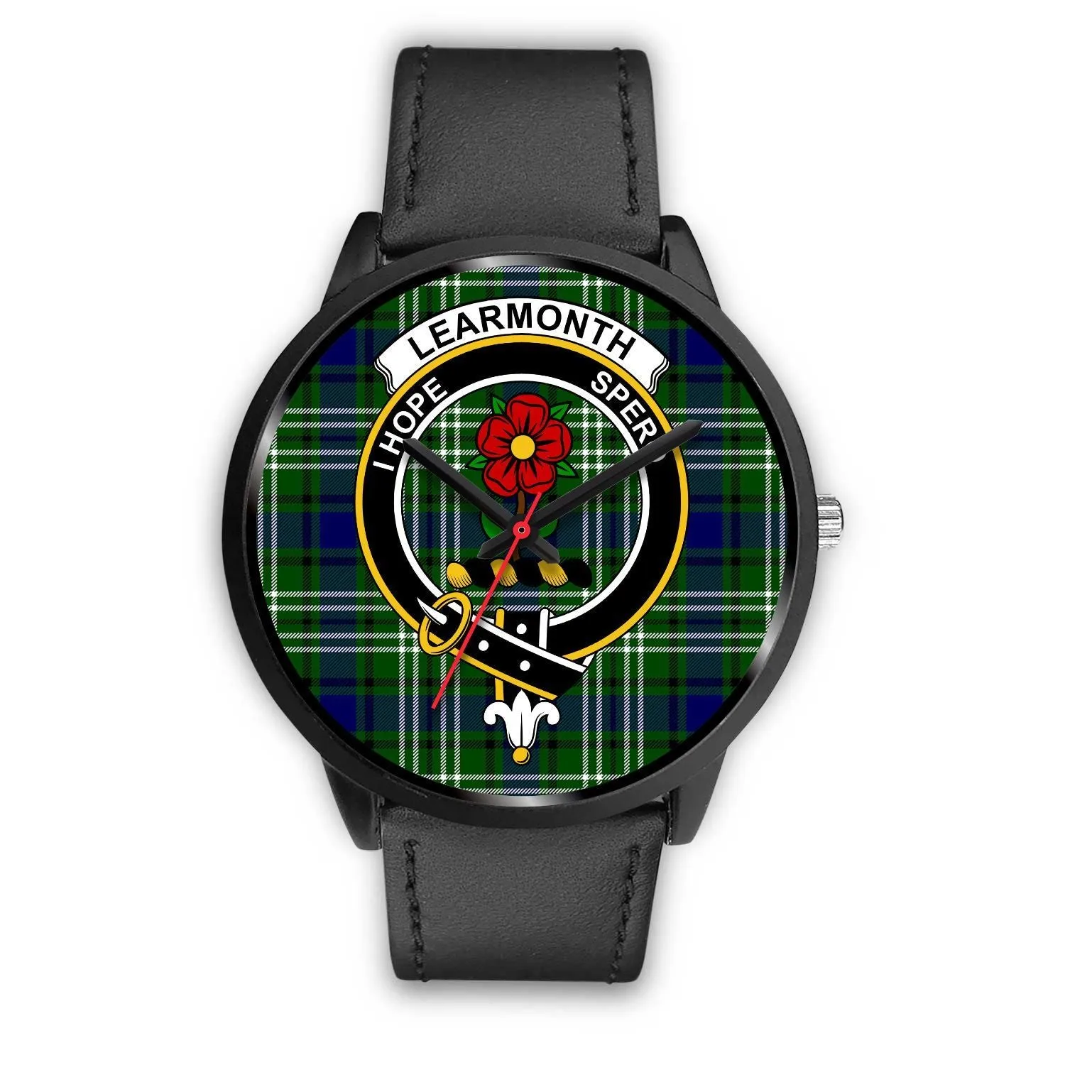 Learmonth Clan Badge Tartan Black Watch