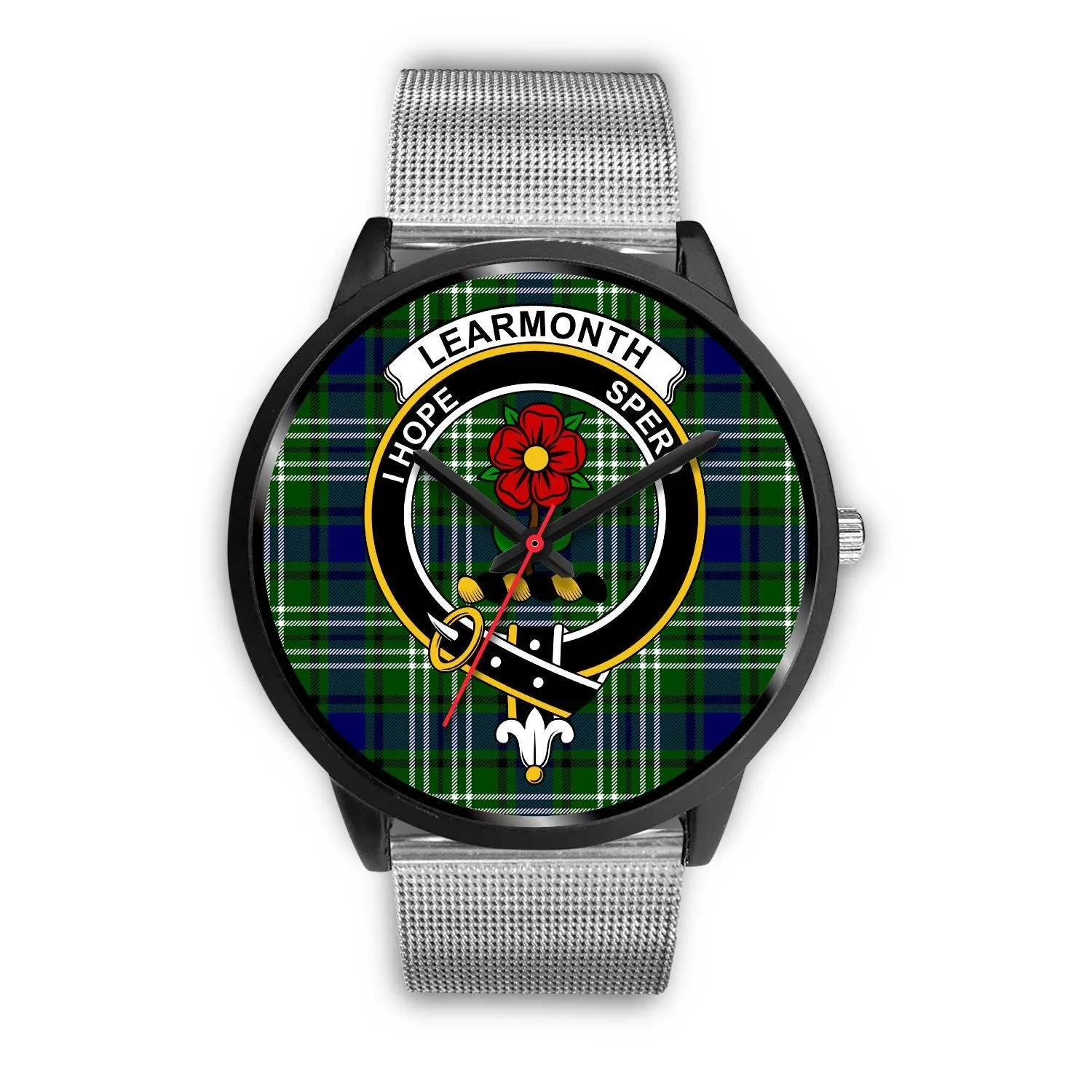 Learmonth Clan Badge Tartan Black Watch