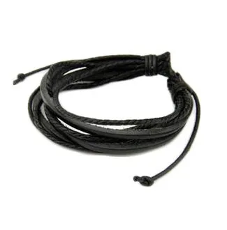 Leather Braided Rope Bracelets