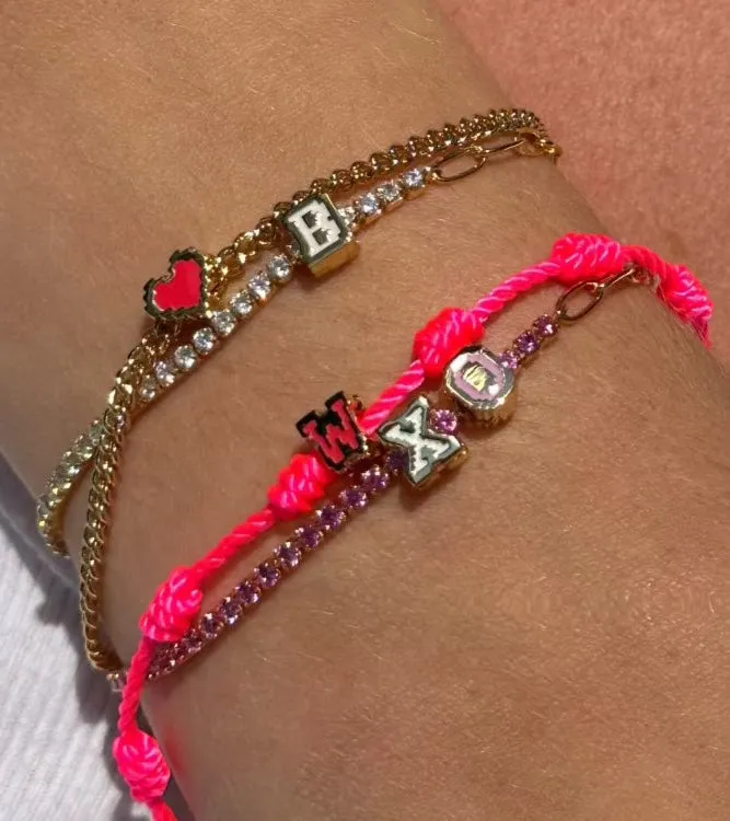 LEVEL-UP HEART CHARM BRACELET