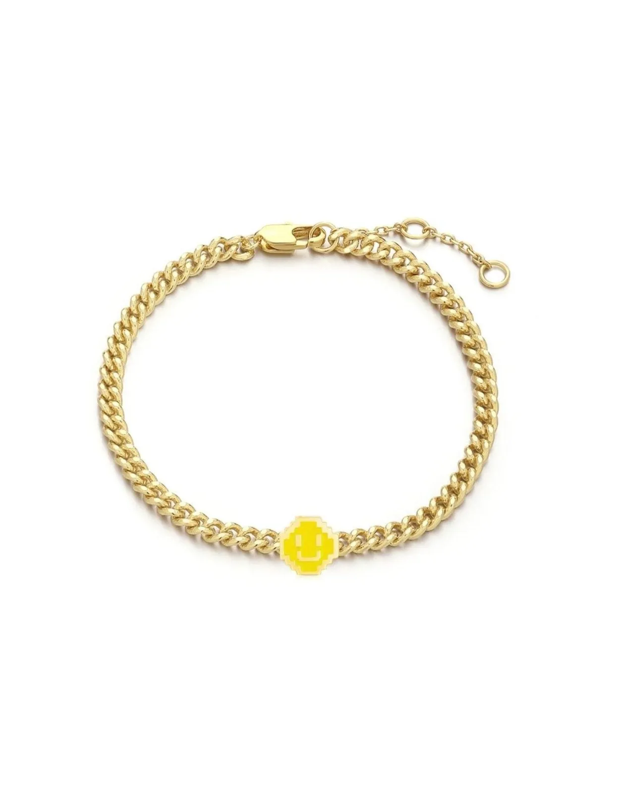 LEVEL-UP SMILEY CHARM BRACELET