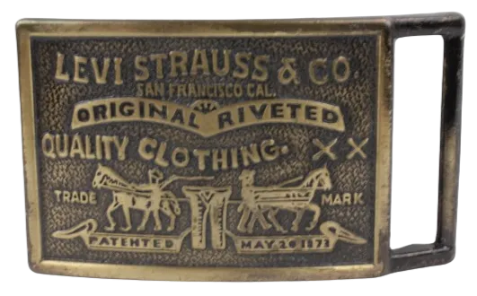 Levi Strauss & Co Quality Clothing Belt Buckle