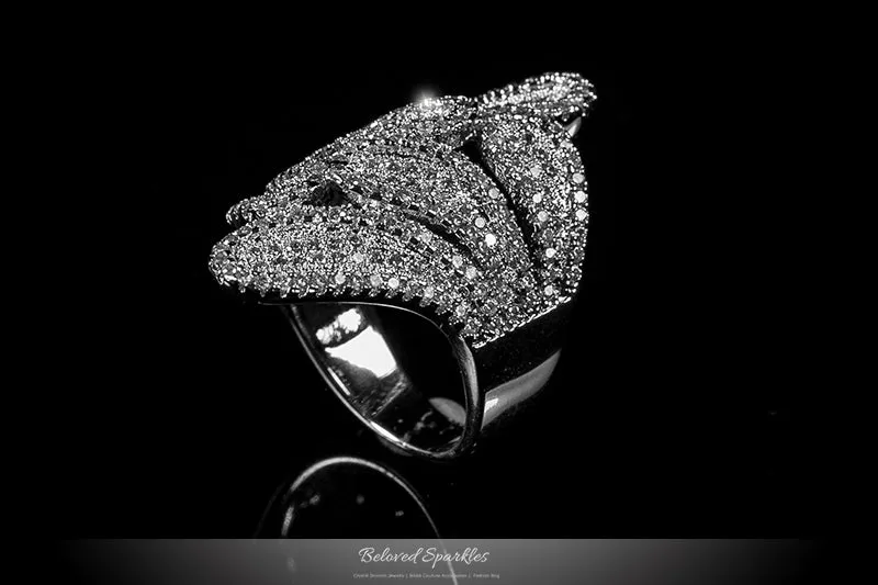 Lisha Micropave Cluster Contemporary Fashion Ring | 1.5ct