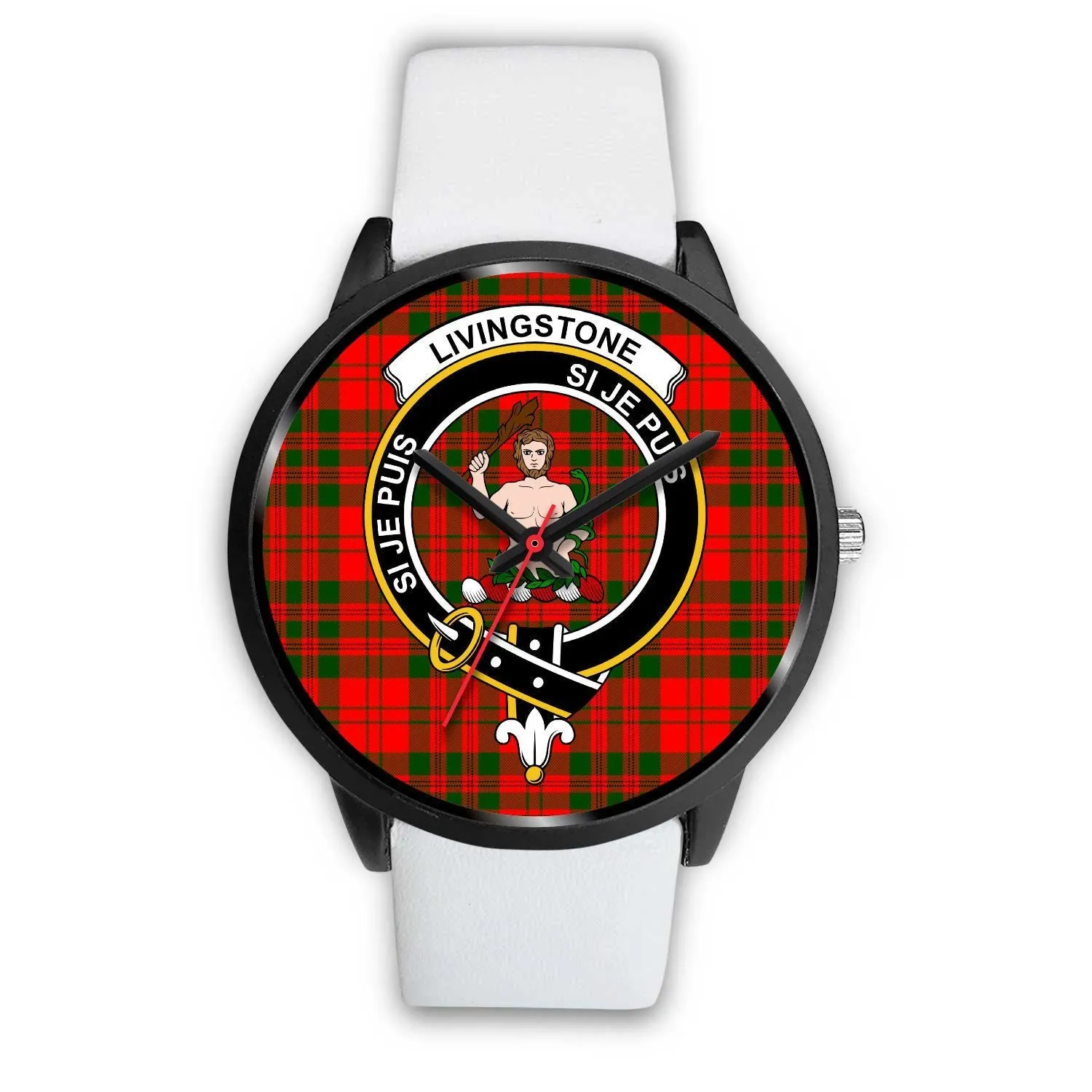 Livingstone Modern Clan Badge Tartan Black Watch