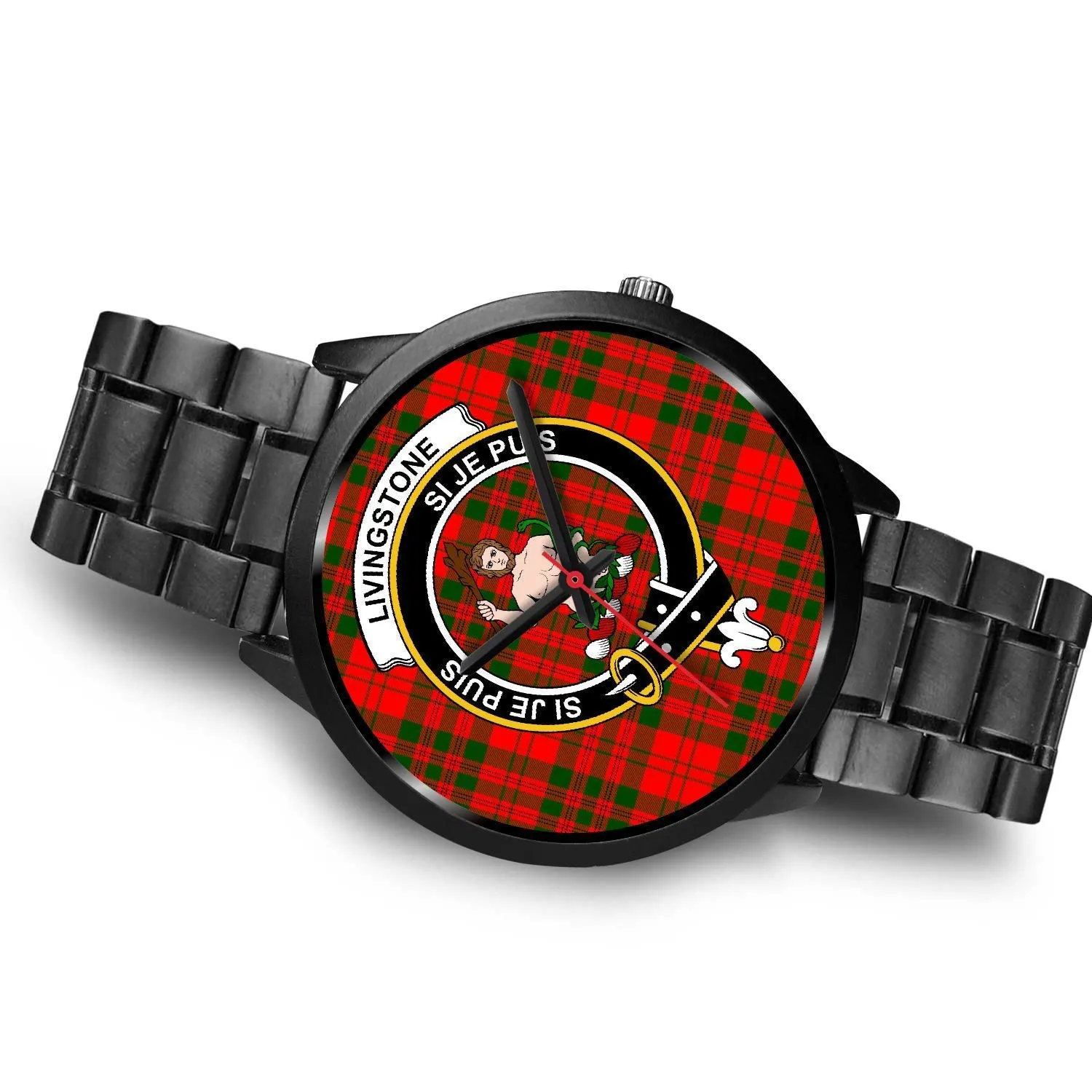 Livingstone Modern Clan Badge Tartan Black Watch