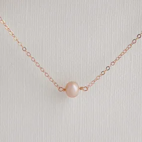 Luminous Rose - Pearl Layering Necklace