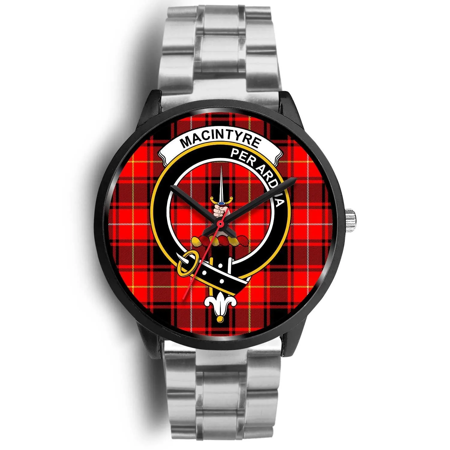 MacIntyre Modern Clan Badge Tartan Black Watch