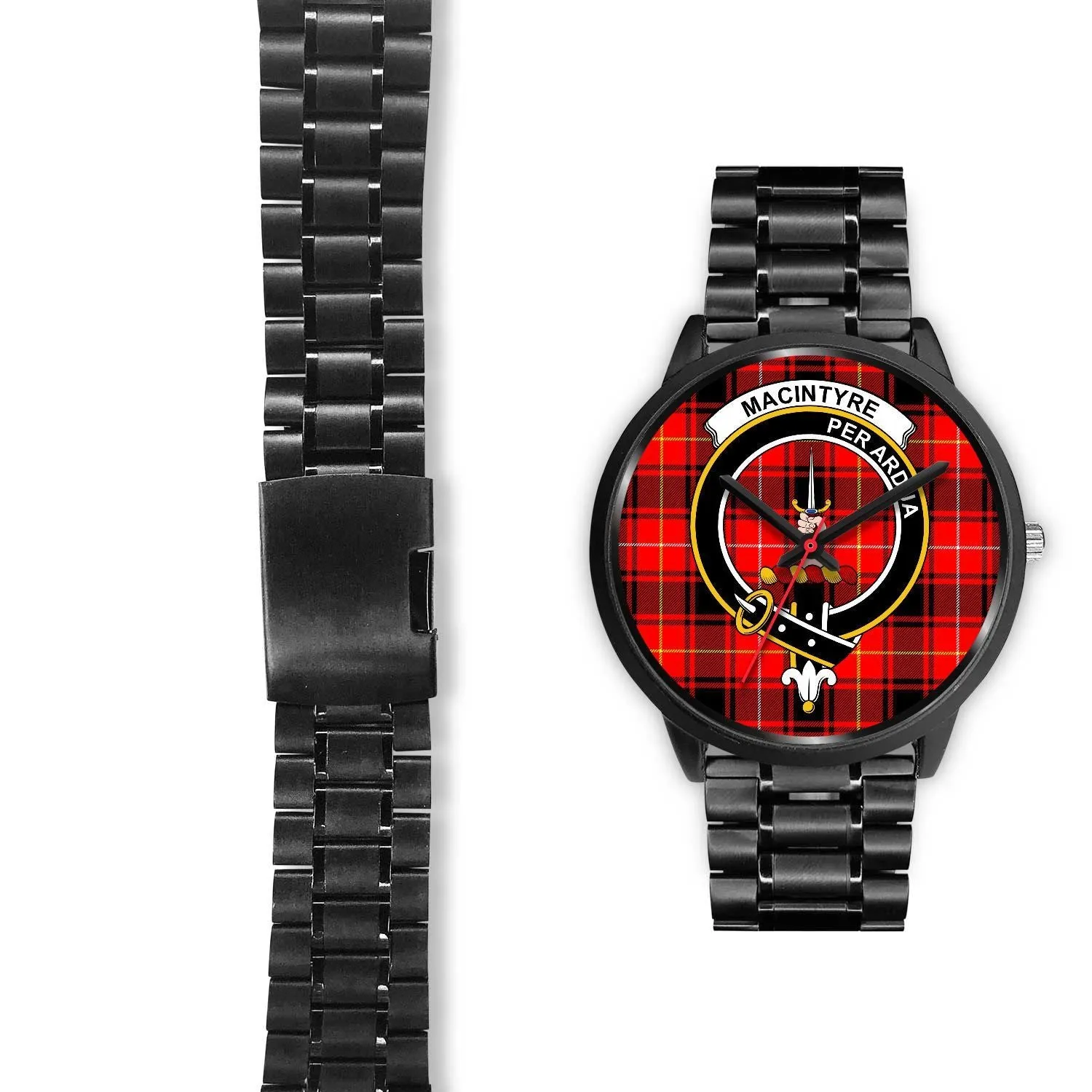 MacIntyre Modern Clan Badge Tartan Black Watch