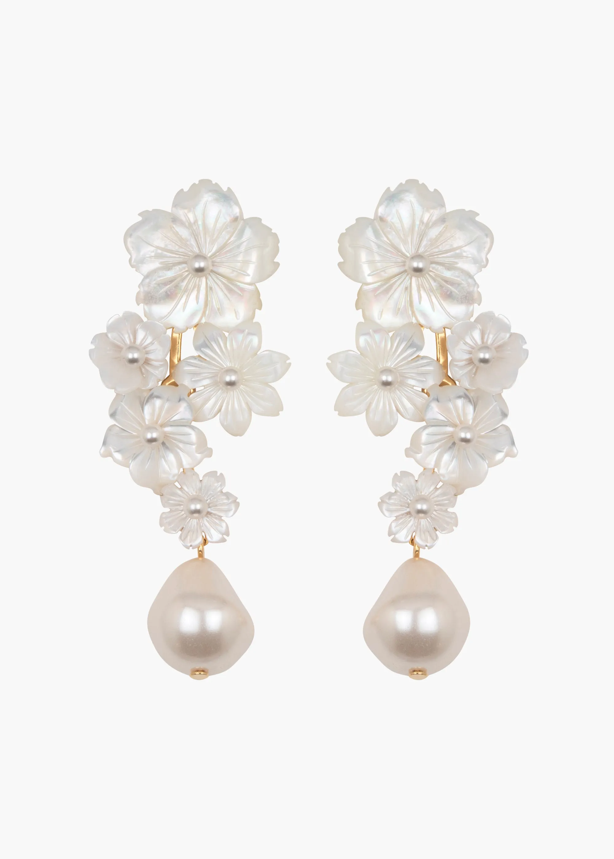 Makenzie Earrings -- Mother of Pearl