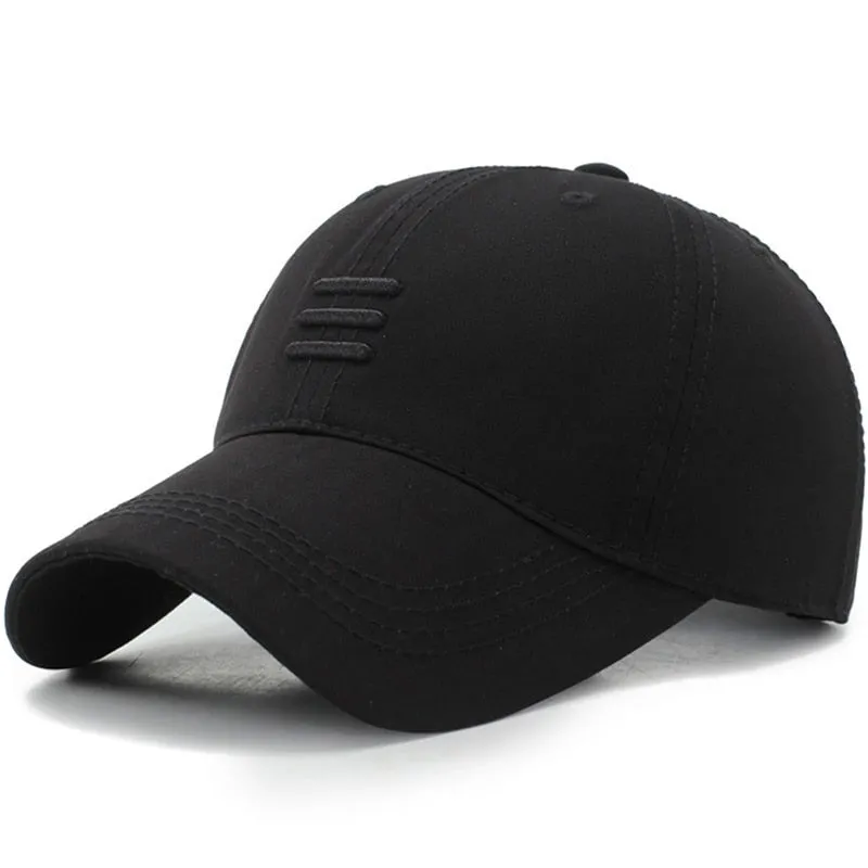 Mens Brand Baseball Caps Cotton Summer Cap For Women Bone Gorras Black Dad Hats Casquette Snpback