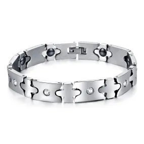 Men's Fashion Cross Magnetic Bracelet