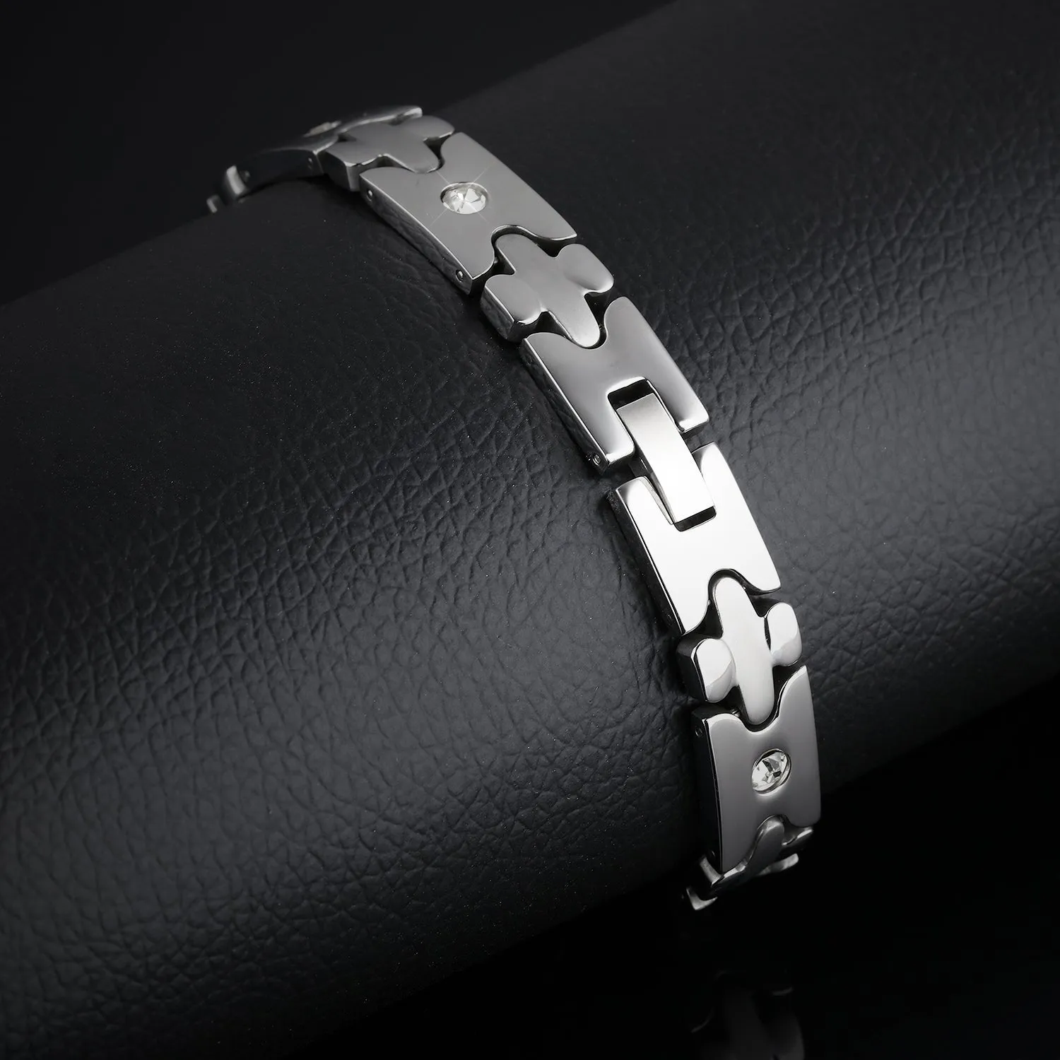 Men's Fashion Cross Magnetic Bracelet