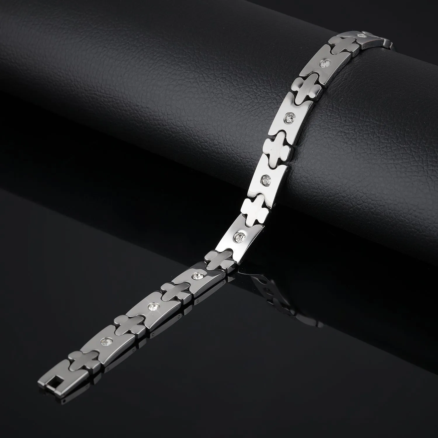 Men's Fashion Cross Magnetic Bracelet