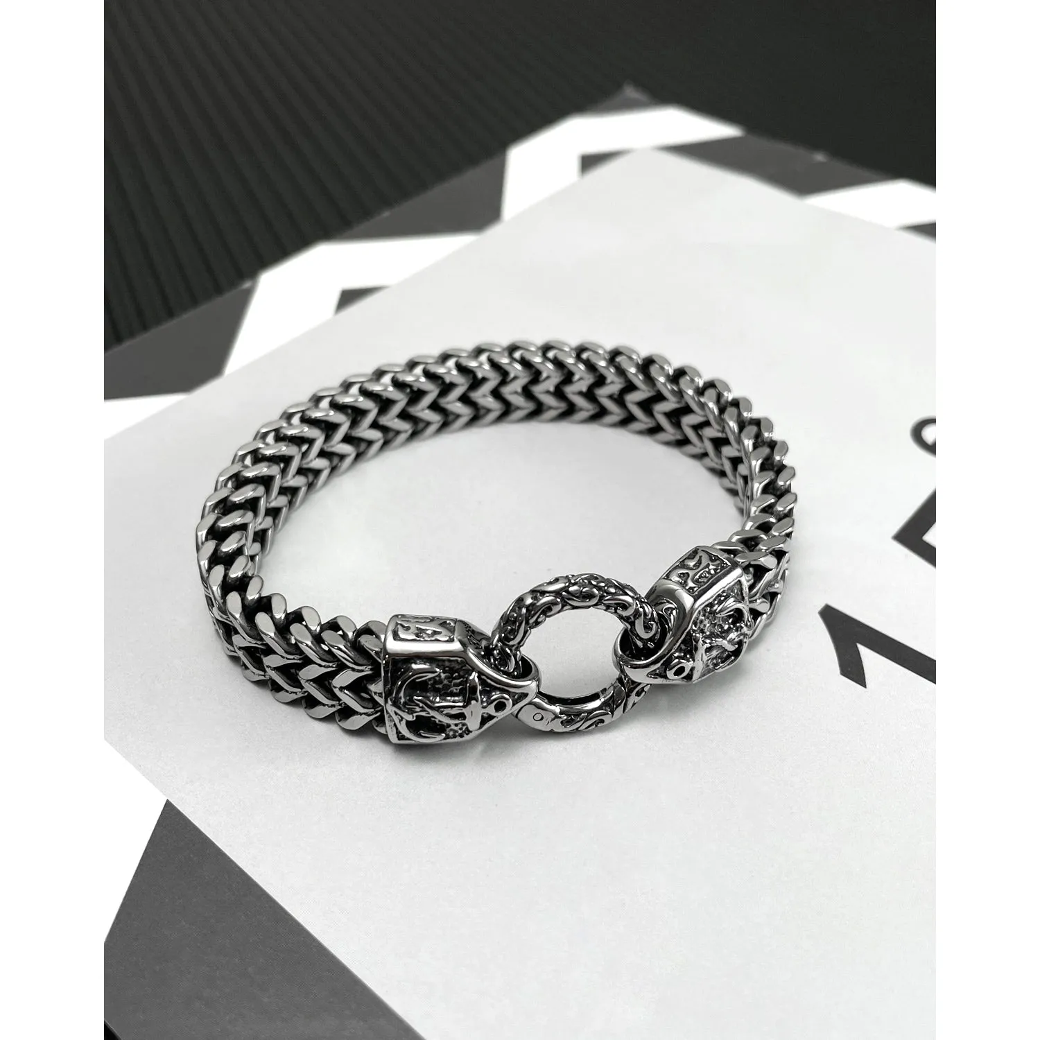 Men's Fashion Hiphop Anchor Bracelet