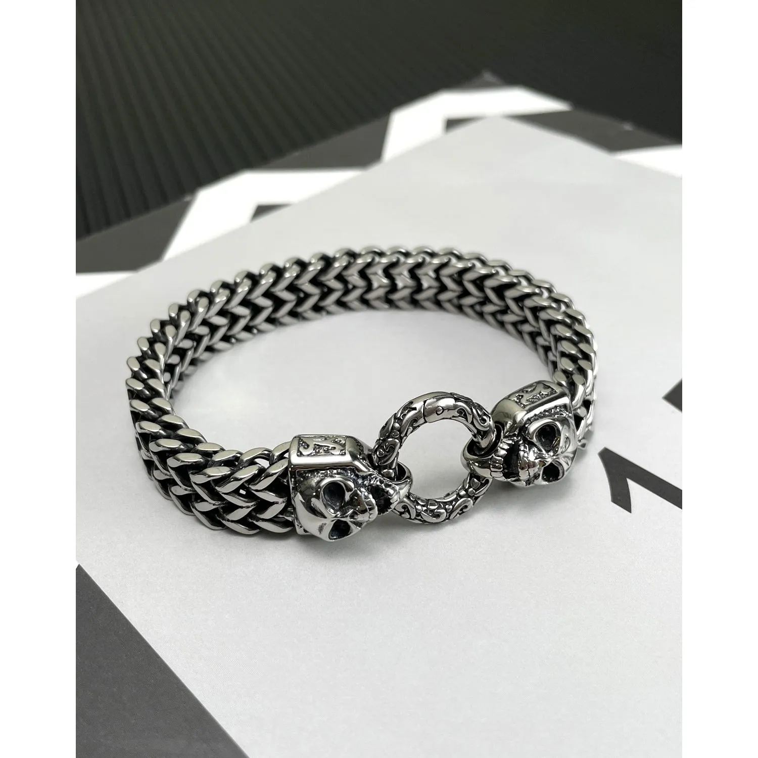 Men's Fashion Hiphop Skull Bracelet