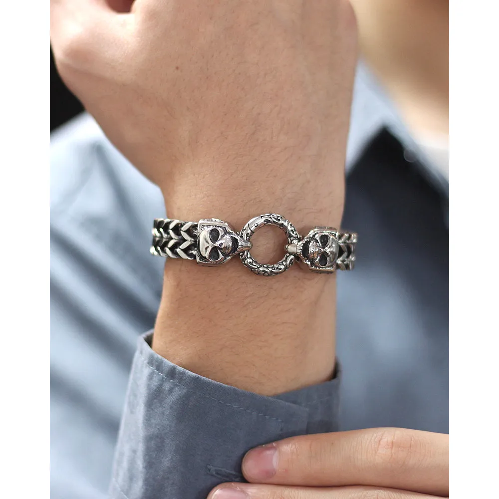 Men's Fashion Hiphop Skull Bracelet