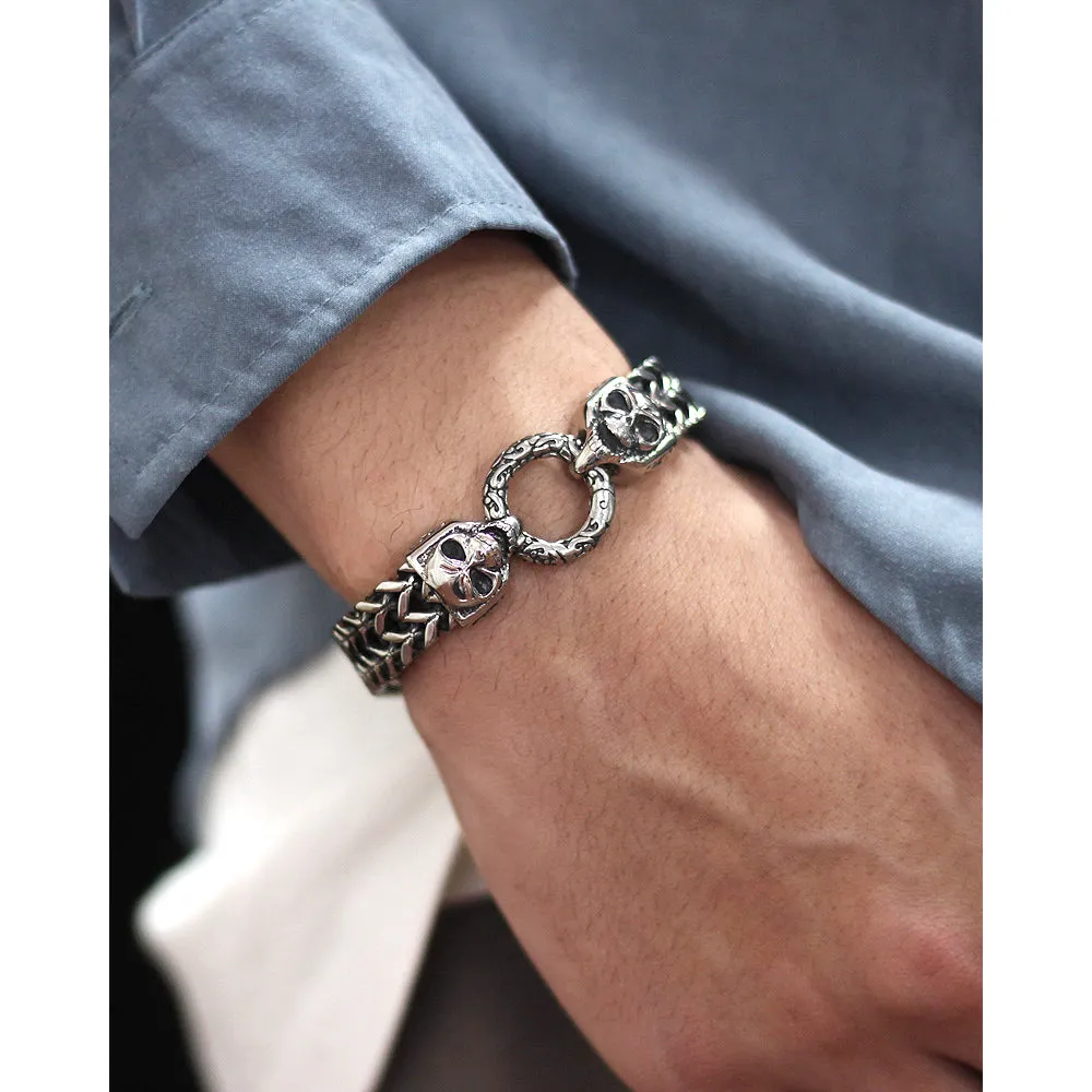 Men's Fashion Hiphop Skull Bracelet