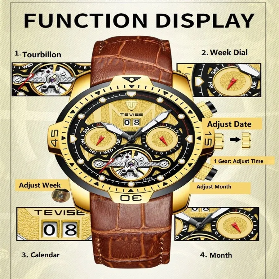 Men's Water Resistant Fashion Watch