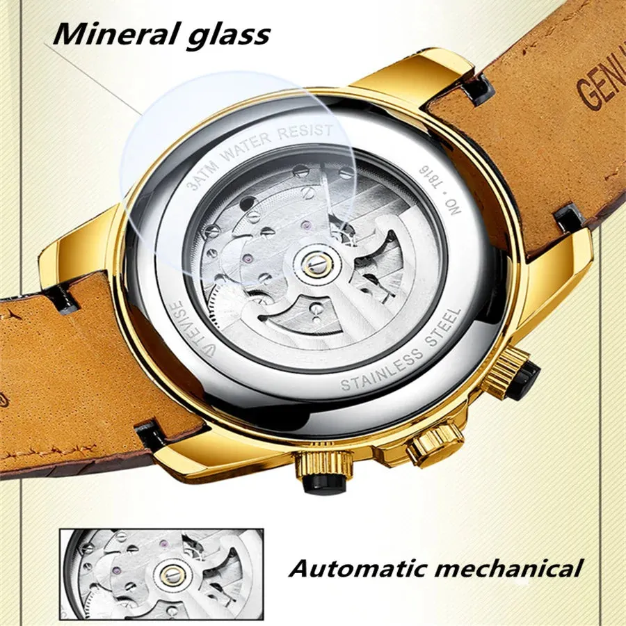 Men's Water Resistant Fashion Watch