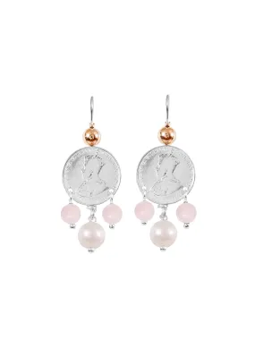 Mid Coin 3-Drop Earrings