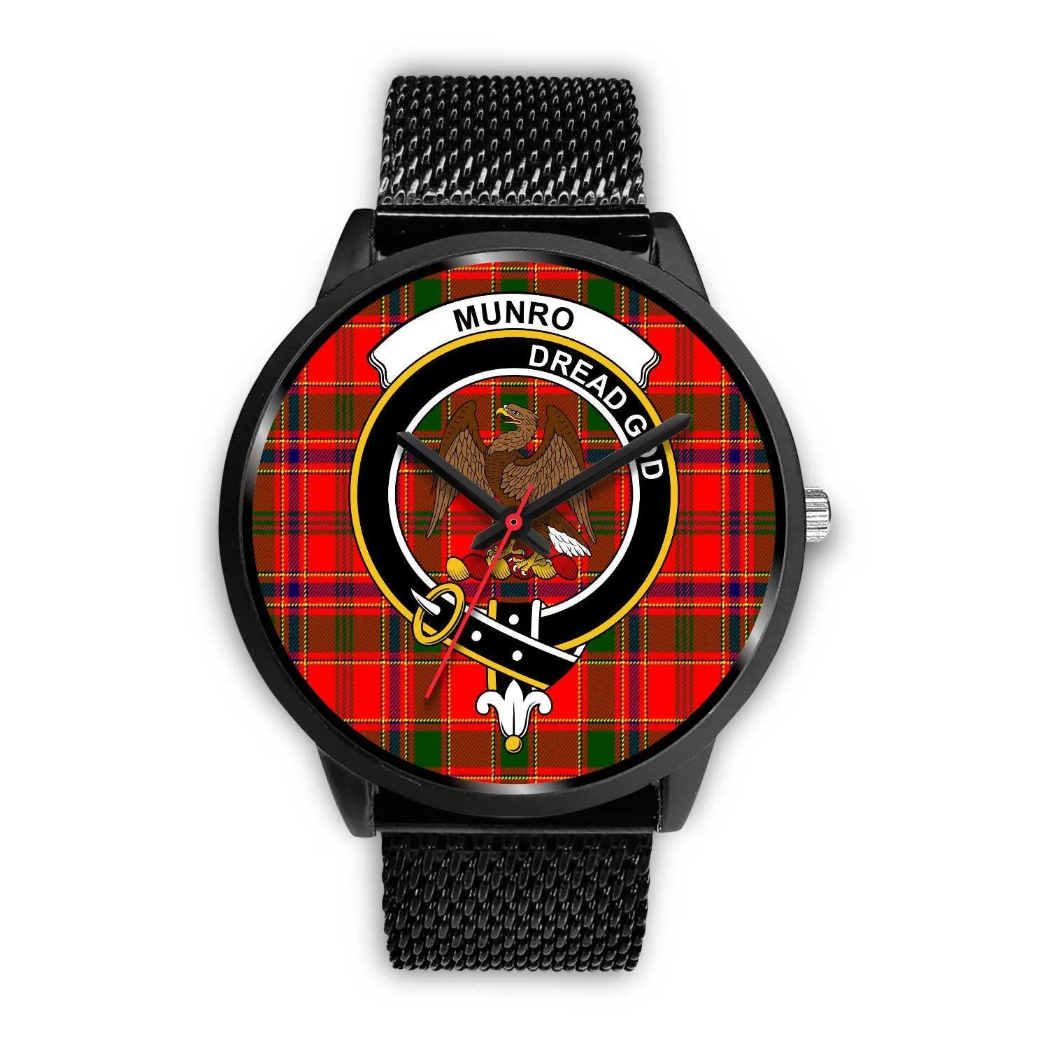 Munro Modern Clan Badge Tartan Black Watch